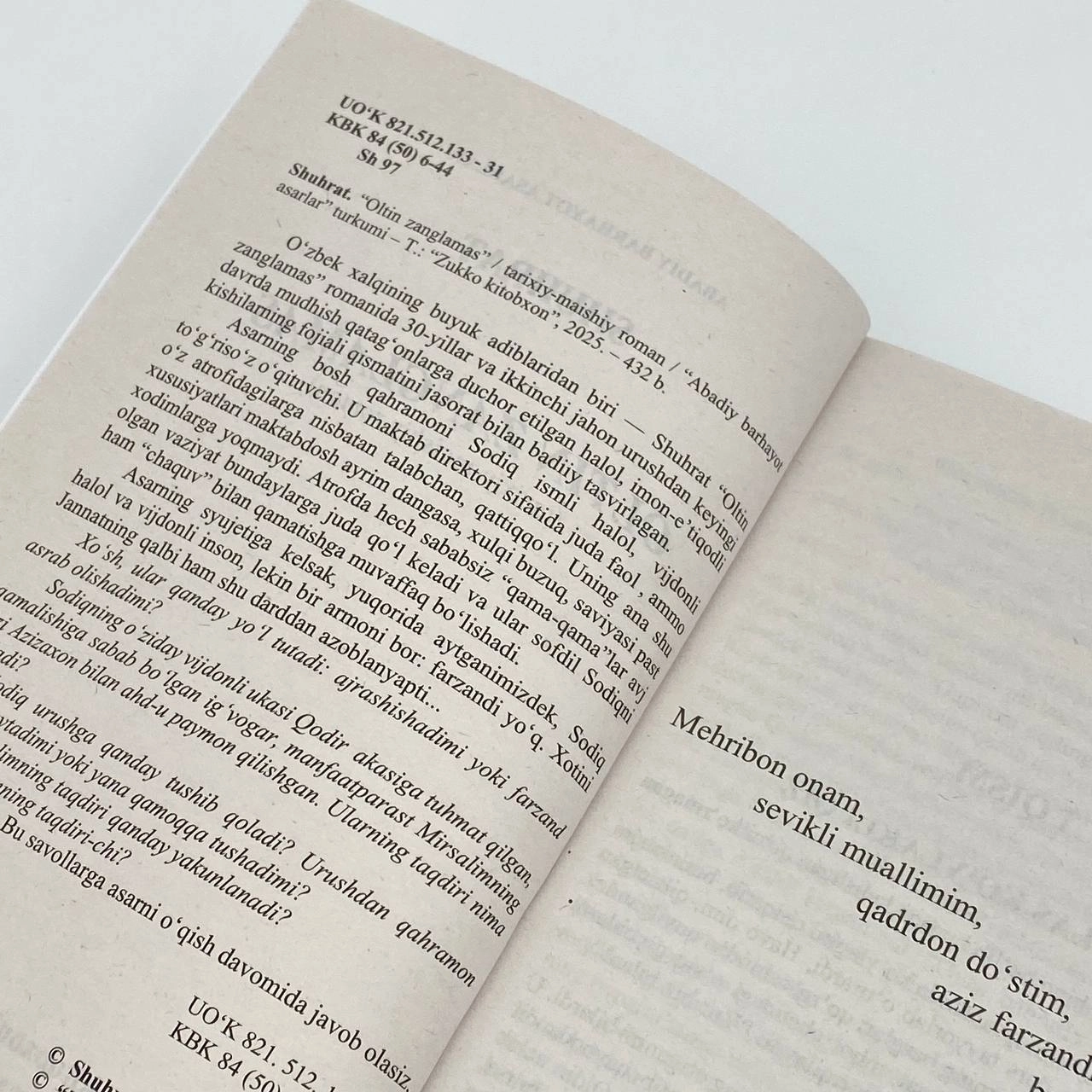 Shuhrat: Oltin Zanglamas (Zukko kitobxon) arzon