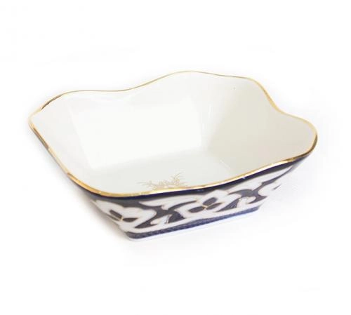 Салатники квадратные 14 см с золотом "Пахтагул" от Wellmax купить