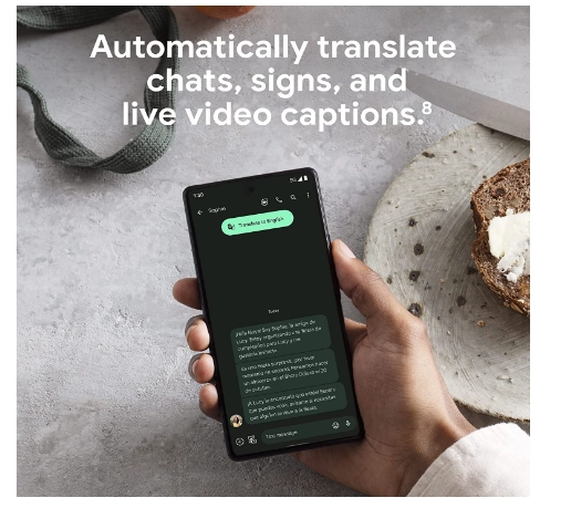 Google Pixel 6 8/256GB Qora Smartfoni tez yetkazib berish