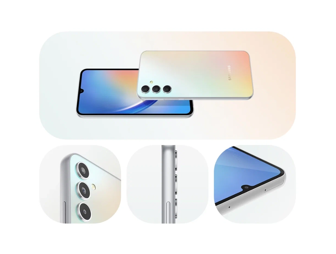 Samsung Galaxy A34 6/128GB Kumushrang Smartfoni yetkazib berish