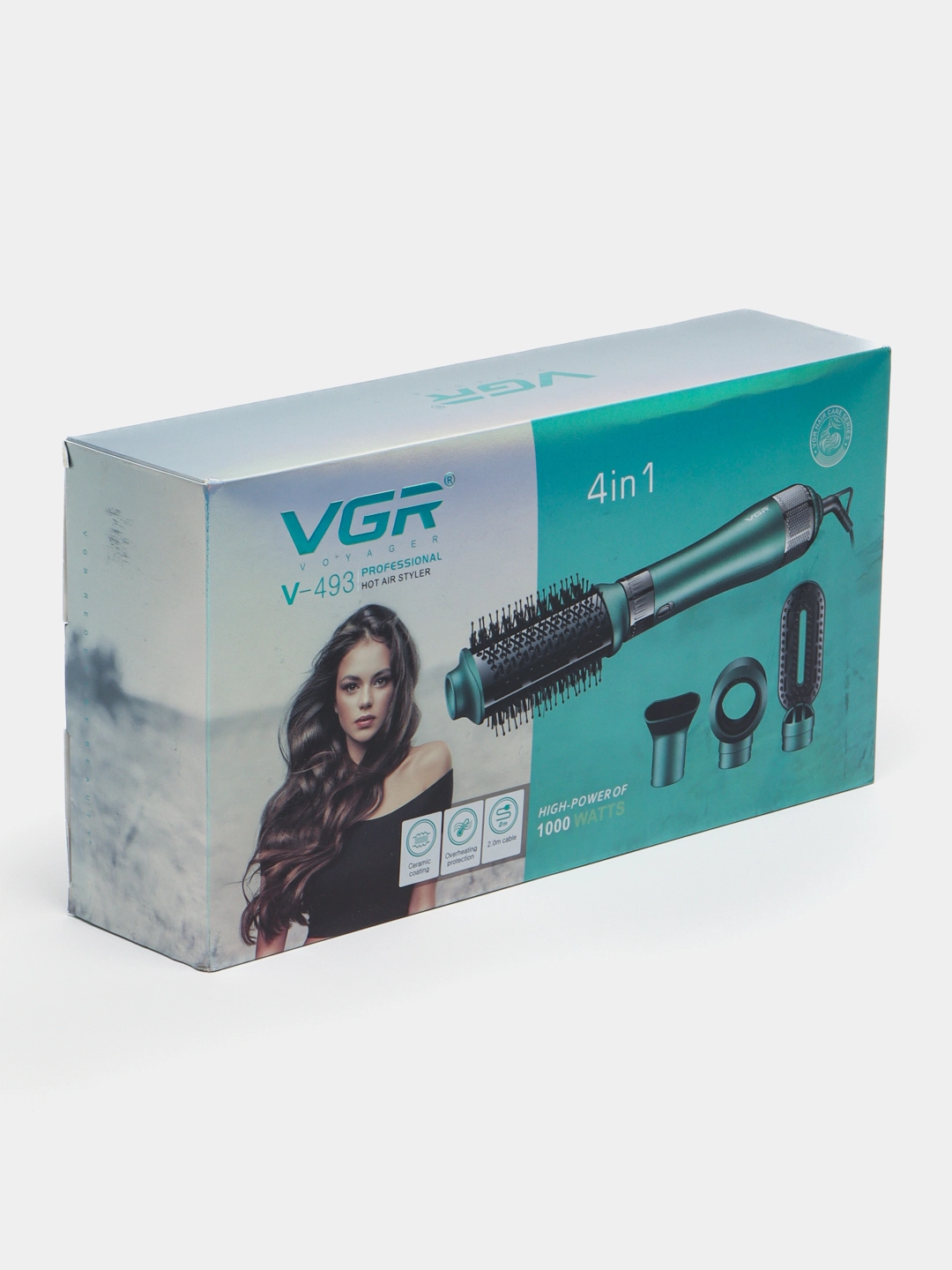 Soch uchun fen-shchetka VGR V-493 4 in 1 bo'lib to'lash