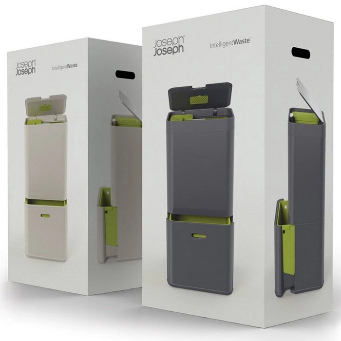 Joseph Joseph Chiqindilarni saralash uchun  filtrlari Totem, 7x0,5x9,5 sm, 2 dona konteyneri sotib olish