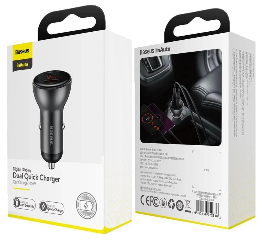 Автомобильное зарядное устройство Baseus CCBX-B0G онлайн