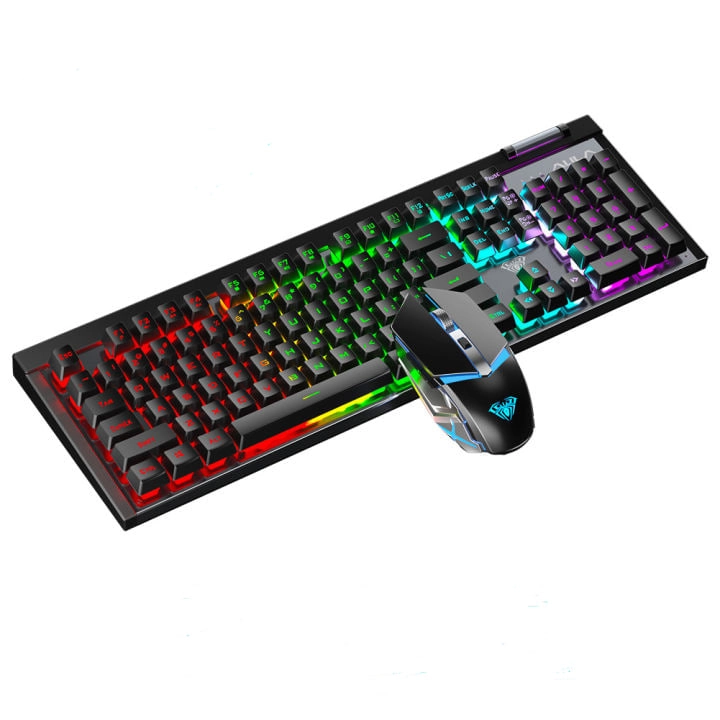 Игровая клавиатура и мышь с подсветкой  Aula T610 купить