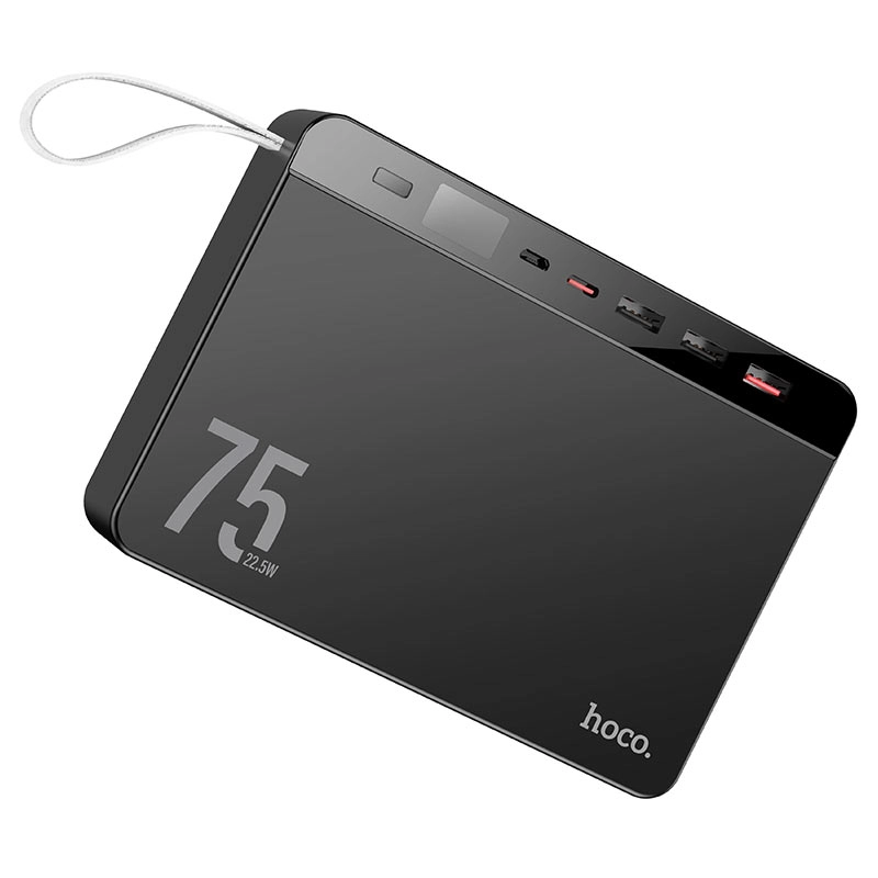 Hoco J94 75000mAh qora portativ akkumulyatori O'zbekistonda
