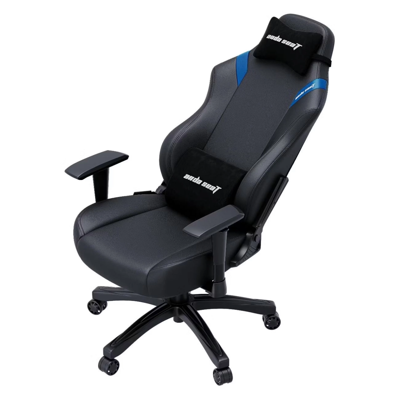 Игровое кресло Anda Seat Luna Size L Black-Blue PVC онлайн