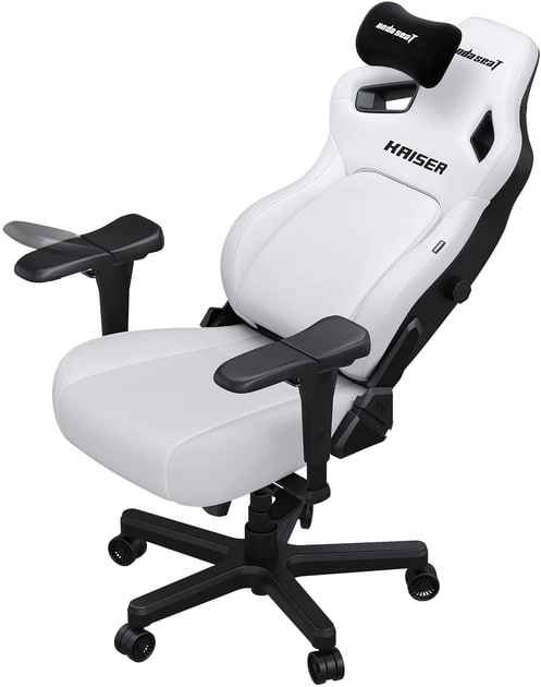 Anda Seat Kaiser 4 Size L White Premium PVC o&lsquo;yin kreslosi arzon