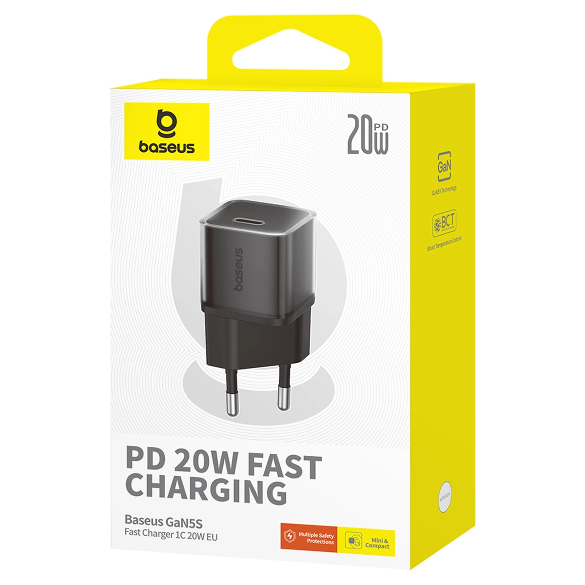 Baseus PD 20W Fast Charger GaN5S USB-C zaryadlash qurilmasi narxi