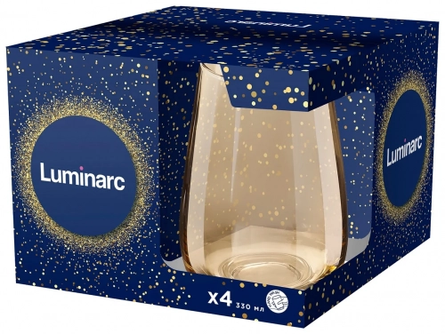 Luminarc &ldquo;Oltin asal&rdquo; 350 ml stakanlari (4ta) arzon