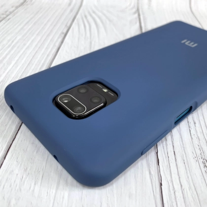 Xiaomi Redmi Note 9S / Note 9 Pro uchun Silicone cover g‘ilofi, to‘q ko‘k arzon