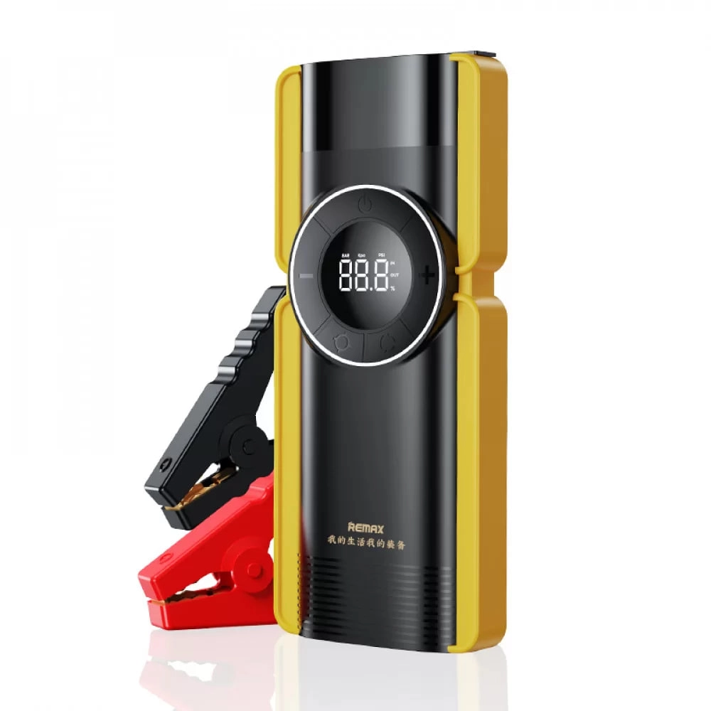 Remax RPP-510 car jump starter and air pump avtomobil dvigatelini ishga tushiruvchi qo‘shimcha akkumulyator va havo nasosi sotib olish
