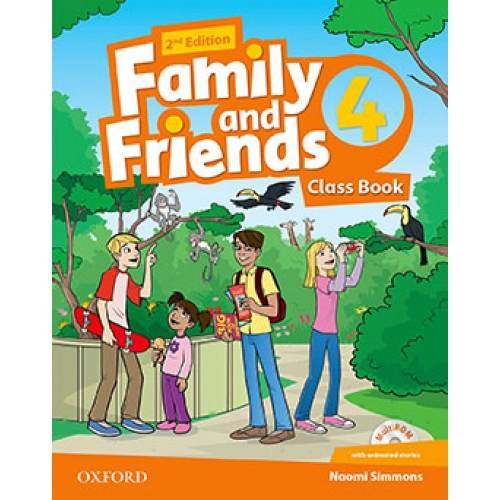 Family and Friends 4 - Class book (+Workbook with Multi-ROM) (2nd edition) sotib olish