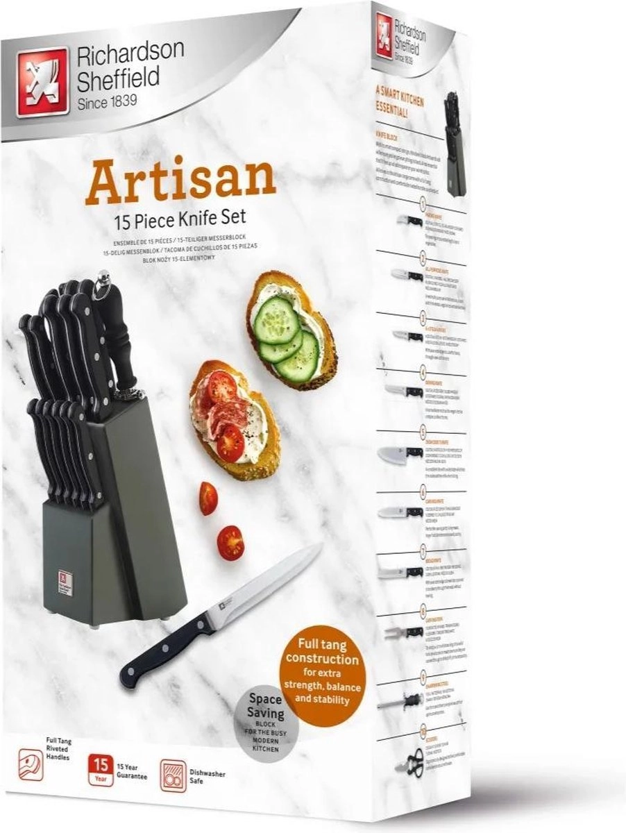 Набор из 15 ножей Joseph Joseph Artisan 15 недорого