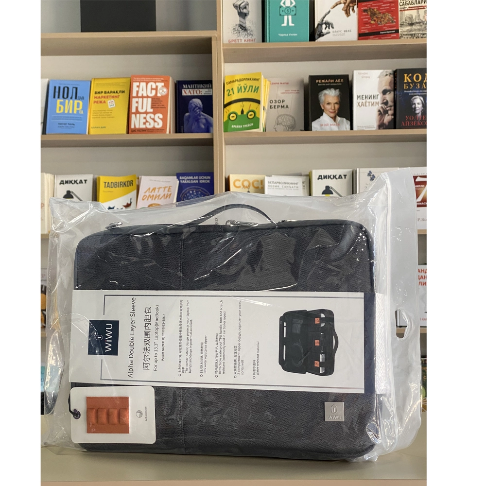 Сумка для ноутбука Wiwu Alpha Slim Sleeve 15.6" серая онлайн