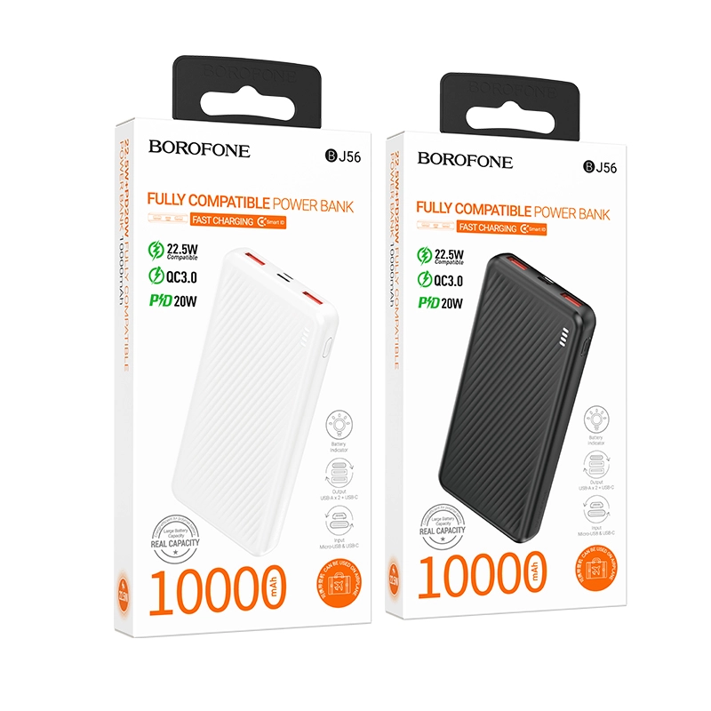 Borofone BJ56 10000 mAh oq tashqi akkumulyatori onlayn