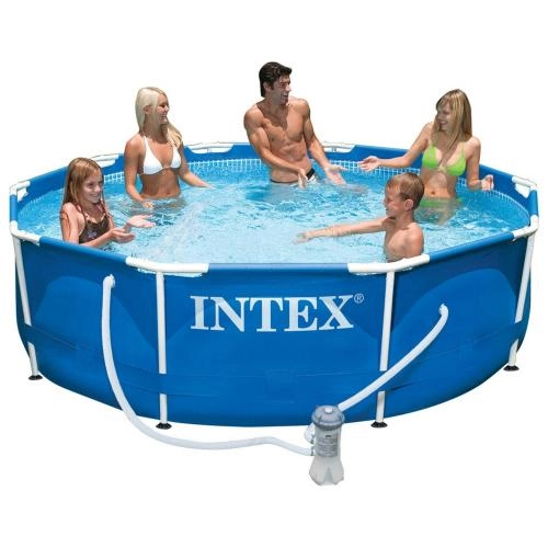 Каркасный бассейн Intex Metal Frame Pool (305х76) (фильтр в комплекте) недорого