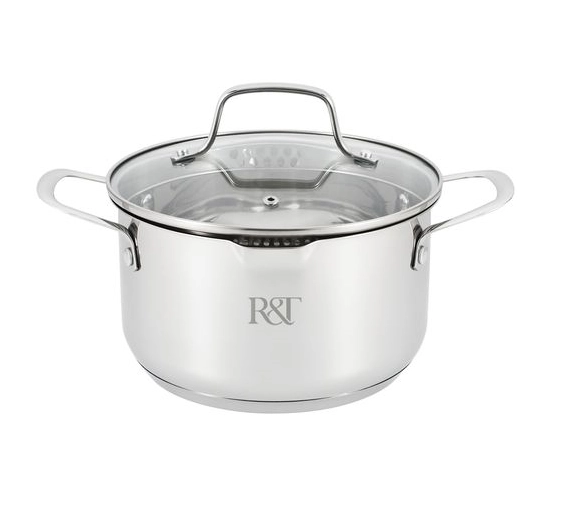 Кастрюля со стеклянной крышкой 18см, 2.6л купить