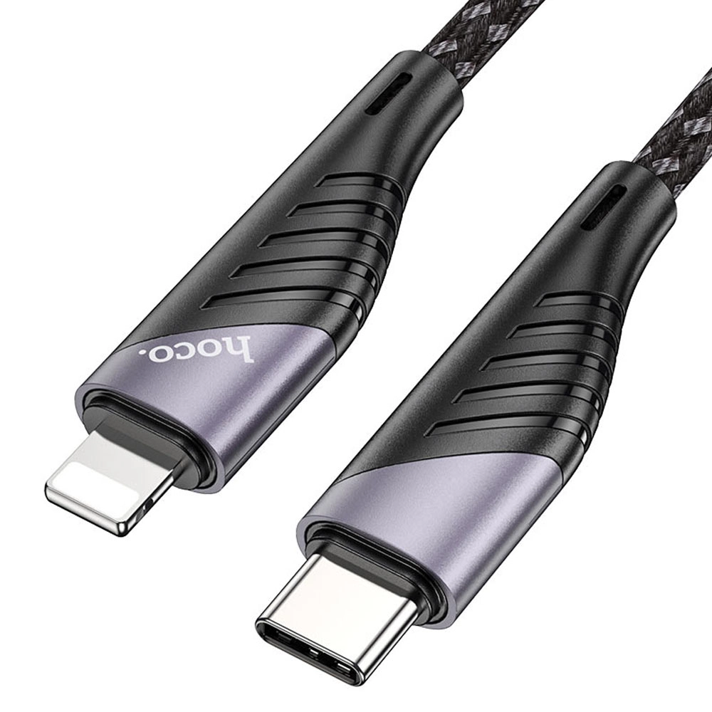 Hoco U95 Type-C to Lightning 1.2m PD20W kabeli - rasm №2 Hoco U95 Type-C to Lightning 1.2m PD20W kabeli sotib olish