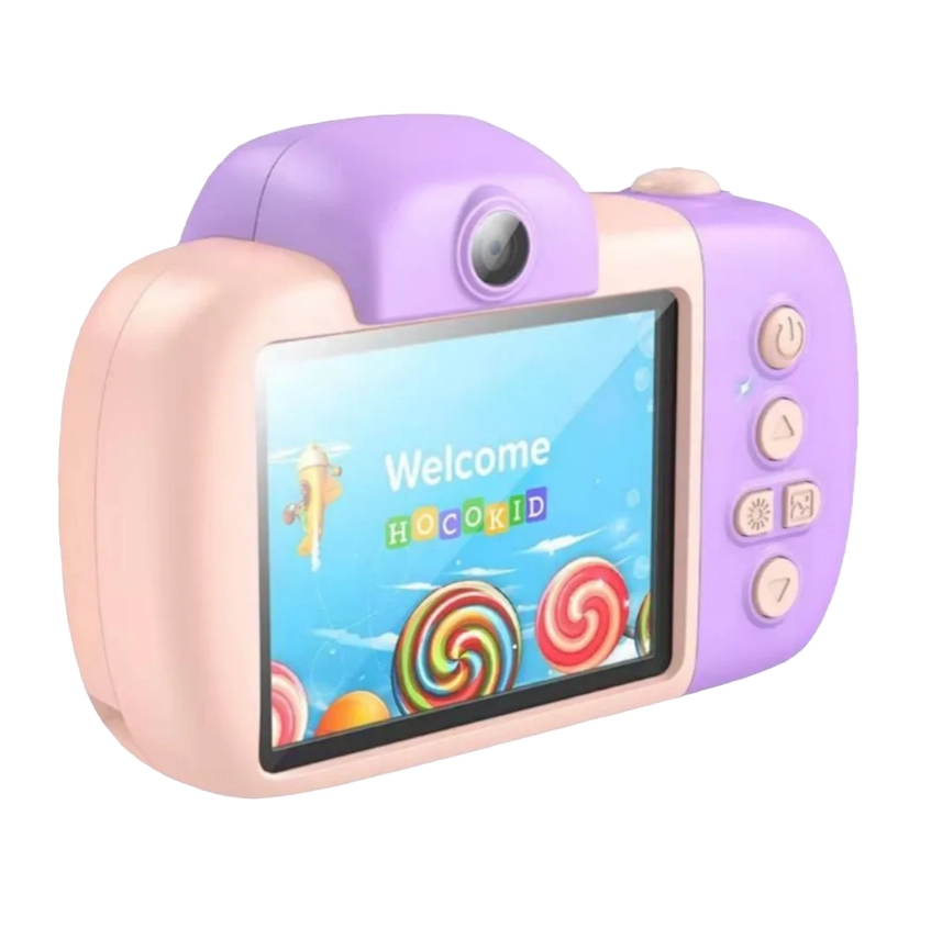 Hoco DV201 bolalar uchun pushti rangli fotokamera arzon