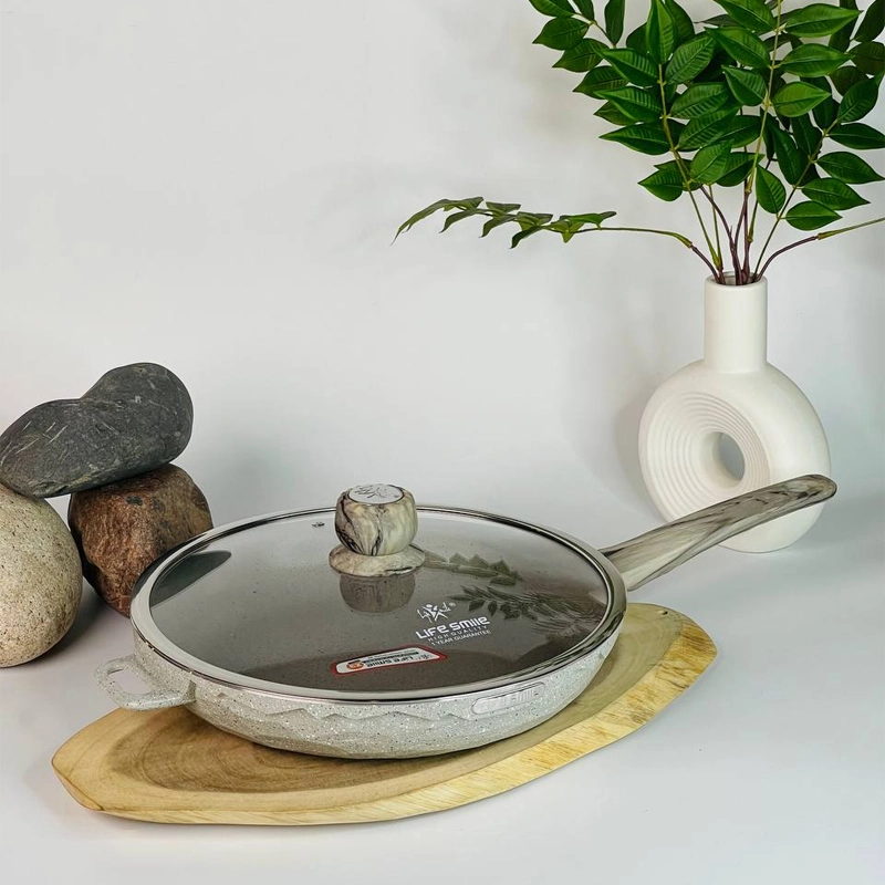 Сковорода глубокая Lifesmile LifeP2N 32 см (коричневый) купить