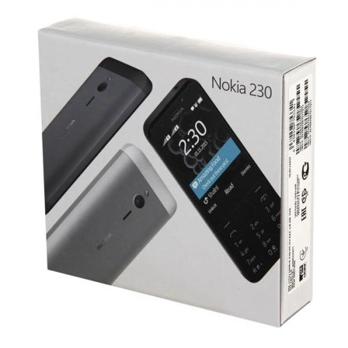 Nokia 230 Dual sim Dark-Silver telefoni в Узбекистане