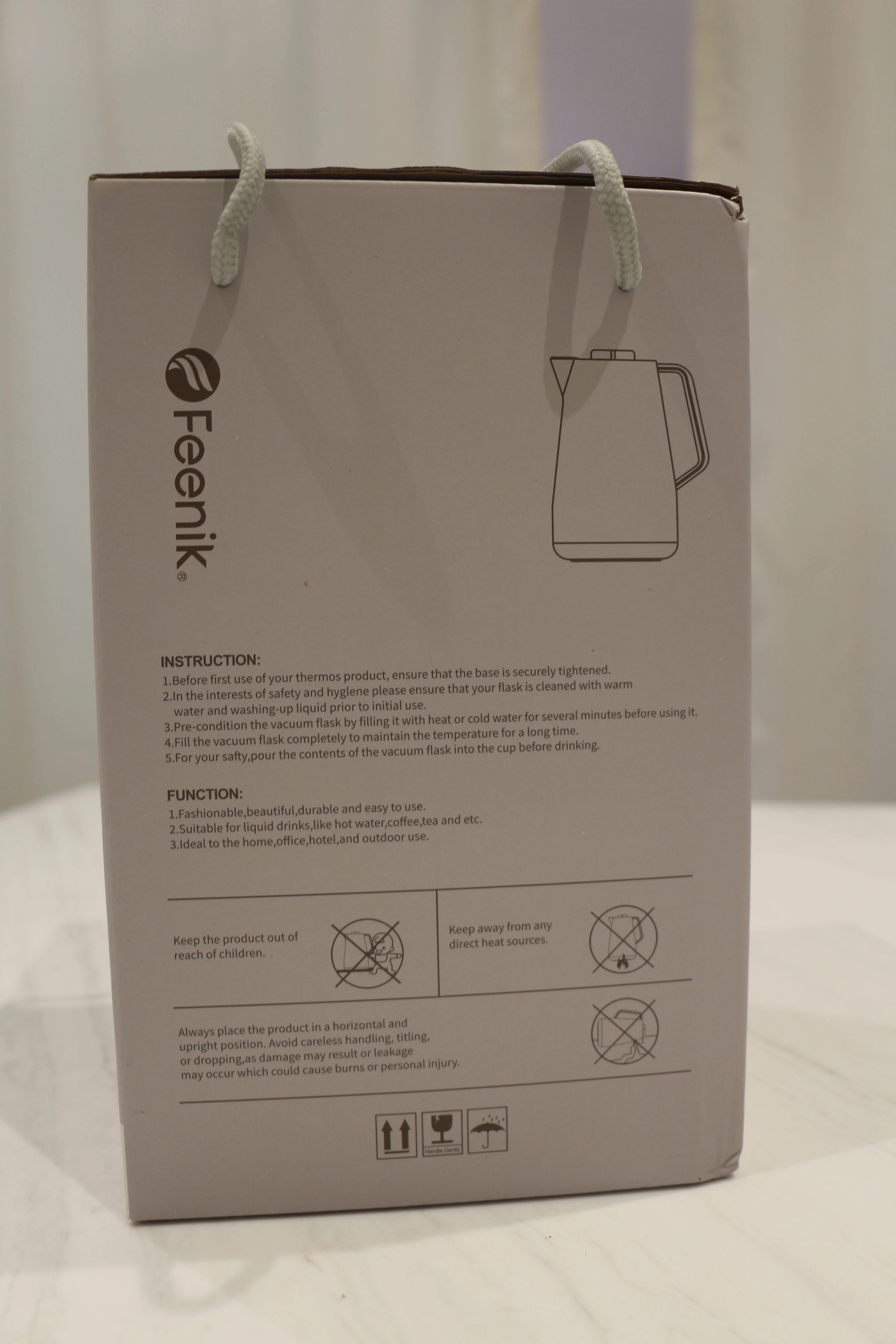 Термочайник Feenik HG-100G 1L (Grey) доставка