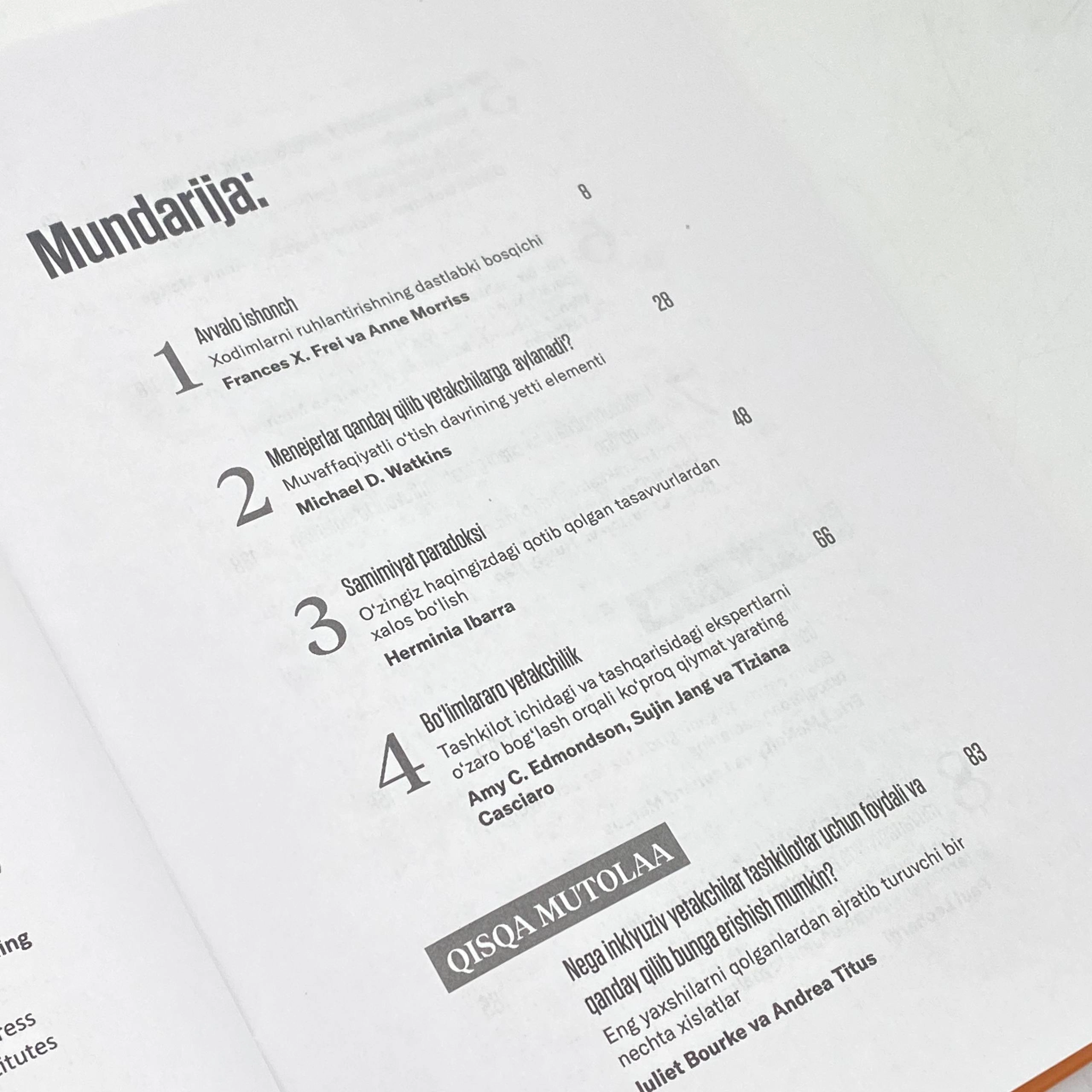 Harvard Business Review 10 Ўқилиши шарт мақола: Етакчилик в Узбекистане