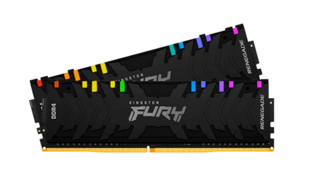 Kingston Fury Renegade RGB DDR4 16GB 3200Mhz (2x8GB) tezkor xotirasi O'zbekistonda