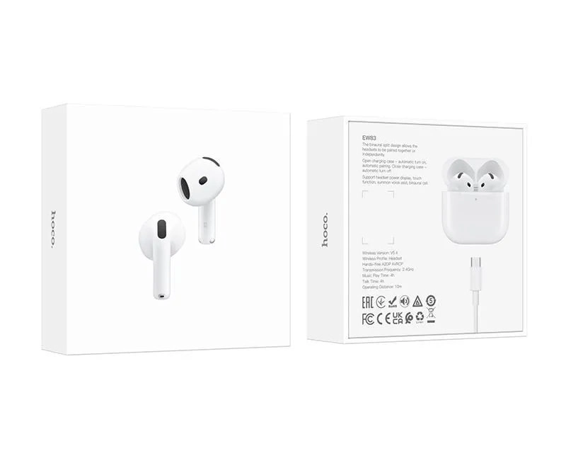 Беспроводные наушники Hoco EW83 белые доставка