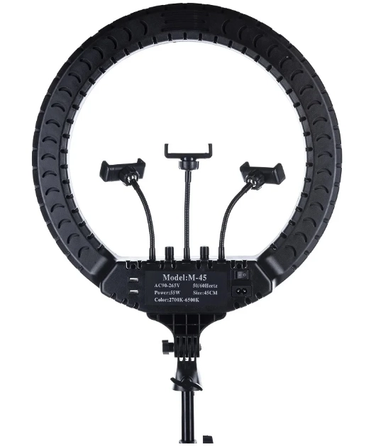 RL-18 halqali LED chiroq (45 sm) O'zbekistonda