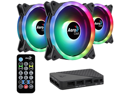 Вентилятор для корпуса Aerocool Duo 12 Pro Black онлайн