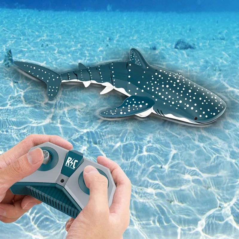 Игрушечная акула - While Shark радиоуправление синий в Узбекистане