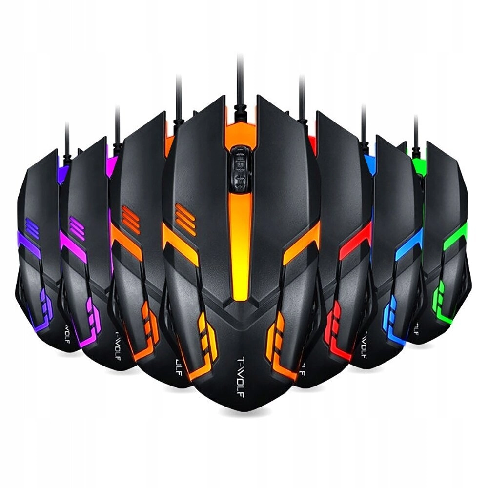 T-Wolf V1 Colorful Light simli sichqonchasi onlayn