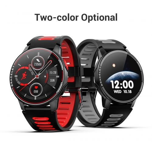Смарт часы Fitness watch L6 Red, Black рассрочка