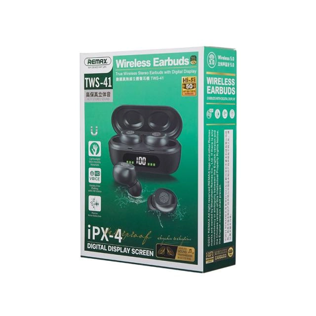 Беспроводные наушники Remax TWS-41 черный недорого