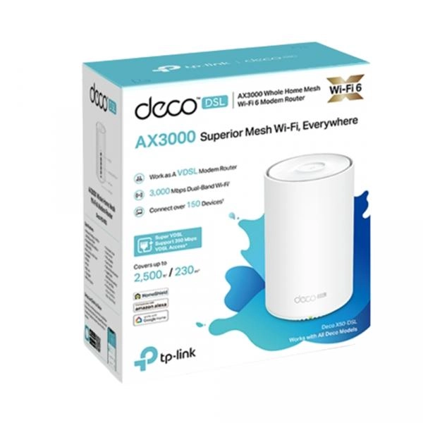 TP-LINK Deco X50-DSL (1-pack) – Wi-Fi Mesh tizimi O'zbekistonda