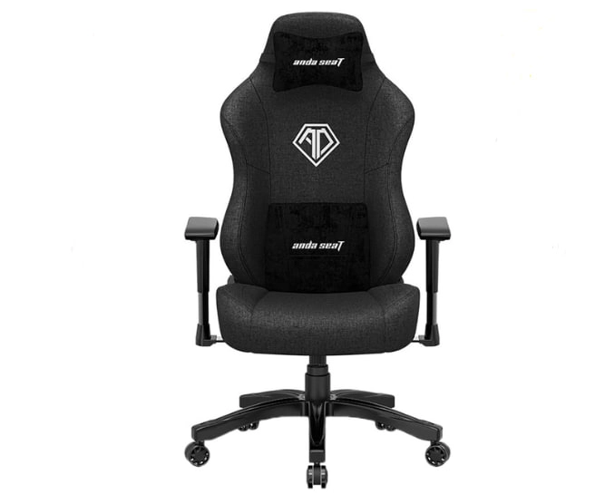 Игровое кресло Anda Seat Phantom 3 Size L Black Linen Fabric - фото №2 Игровое кресло Anda Seat Phantom 3 Size L Black Linen Fabric купить