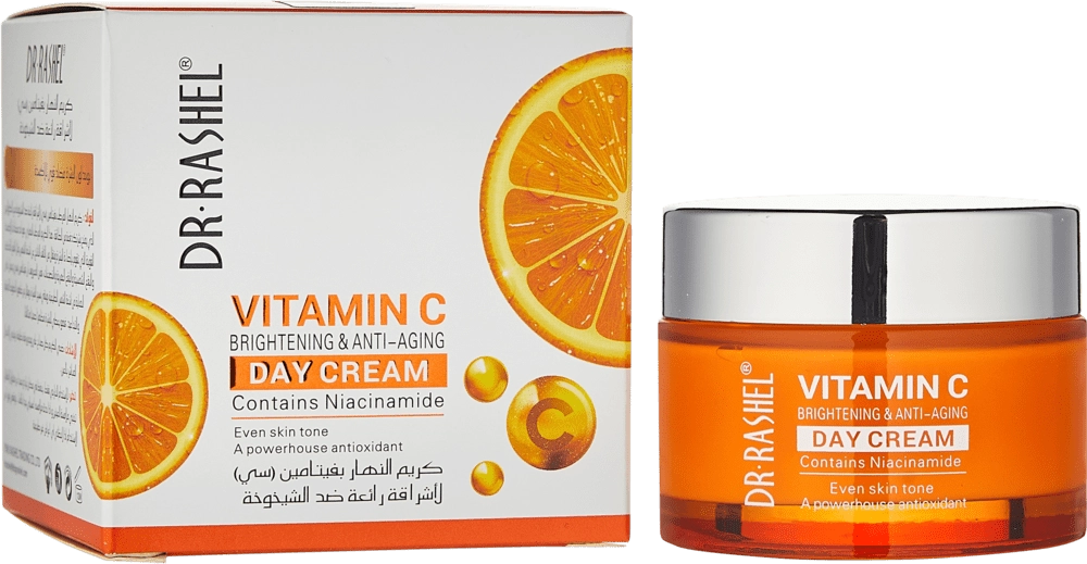 АНТИВОЗРАСТНОЙ ДНЕВНОЙ КРЕМ ДЛЯ ЛИЦА DR.RASHEL С ВИТАМИНОМ С И НИАЦИНАМИДОМ 50GR в Узбекистане