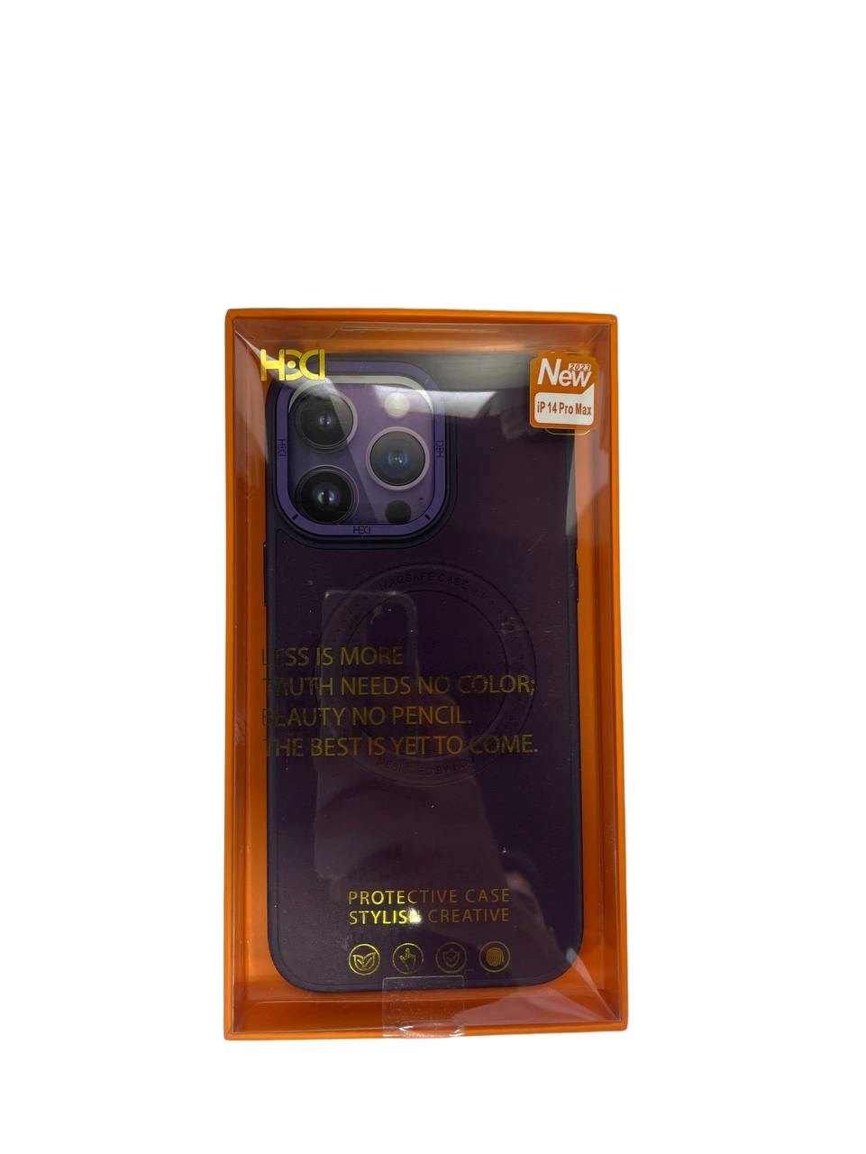 Чехол HDD MagSafe HBC167 для iPhone 14 Pro Max фиолетовый в Узбекистане