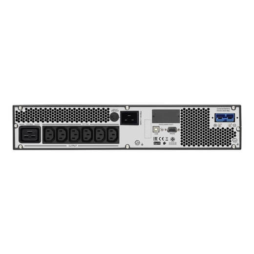 APC Easy UPS On-Line, 3kVA/2400W, Rackmount 4U, 230V, 6x IEC C13 + 1x IEC C19 outlets, Intelligent Card Slot, LCD, Extended Runtime, W/ rail kit uzluksiz quvvat blogi O'zbekistonda