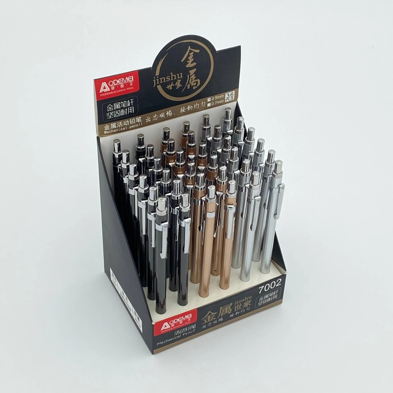 Avtomatik qora qalam Aodemei Jinshu 7002, 0,5 mm arzon