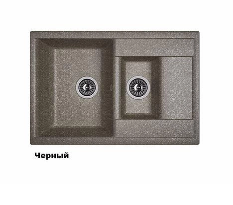 Кухонная мойка Dr. Gans "Астра 760К" (Белый, Дюна, Латте, Серый, Терра, Терракота, Черный) рассрочка