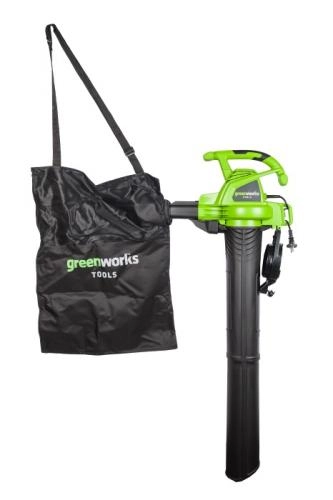 Воздуходув-пылесос Greenworks GBV2800 рассрочка