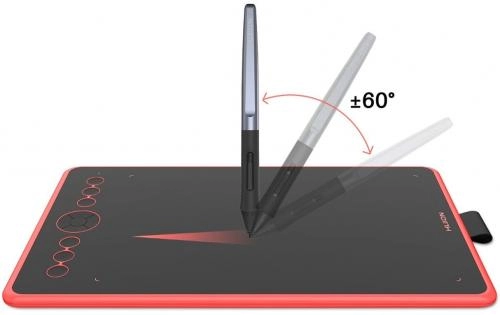 Huion Inspiroy Ink H320M Coral red grafik plansheti bo'lib to'lash