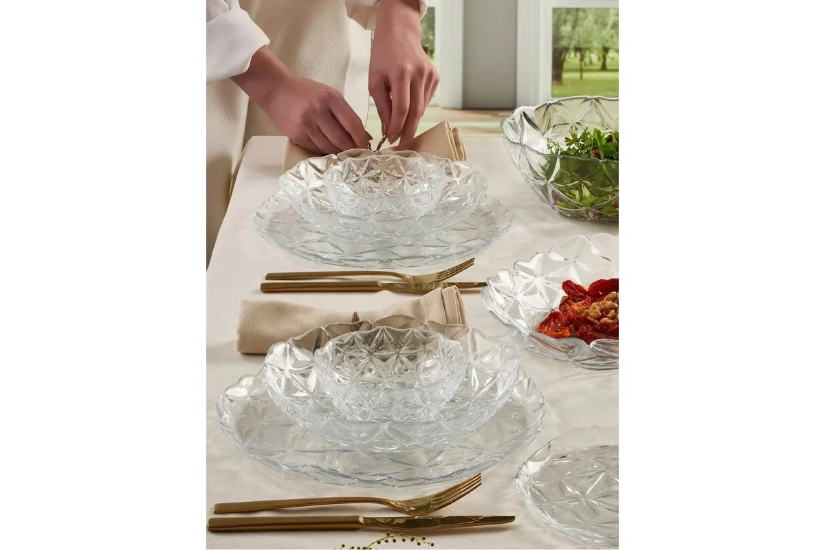 Набор тарелок глубоких Pasabahce Estrella 22 см (10693) 2 шт bo'lib to'lash