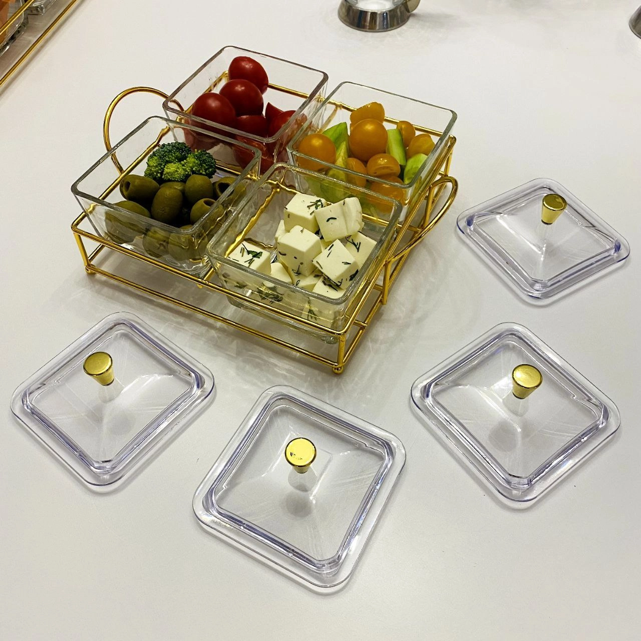 Стеклянное Блюдо для десертов 51017 Life Smile, прозрачный недорого