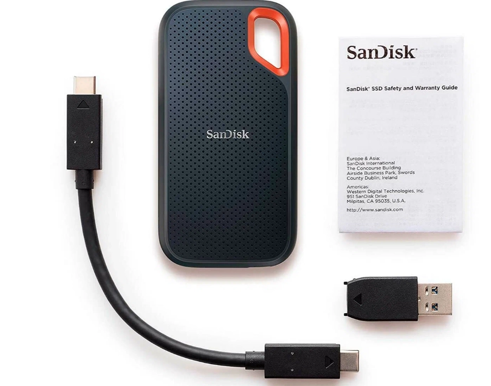 Портативный SSD накопитель SanDisk Extreme Portable E30, 2 ТБ в Узбекистане