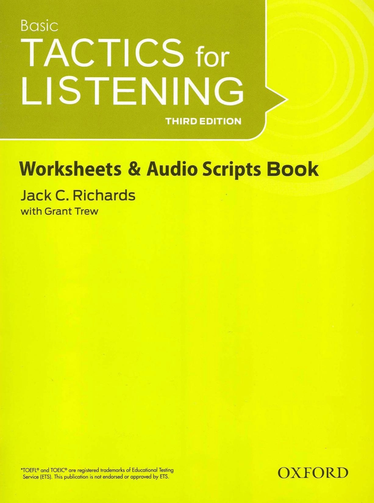 Jack C.Richards, Grant Trew: Basic tactics for listening (+Worksheet) arzon