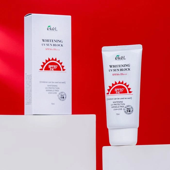 Ekel  Sun Block Whitening UV   quyoshdan saqlovchi krem sotib olish