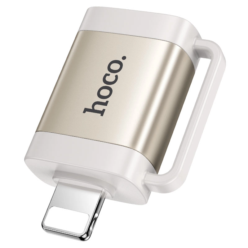 Переходник Hoco UA31A Lightning на USB-A серый купить
